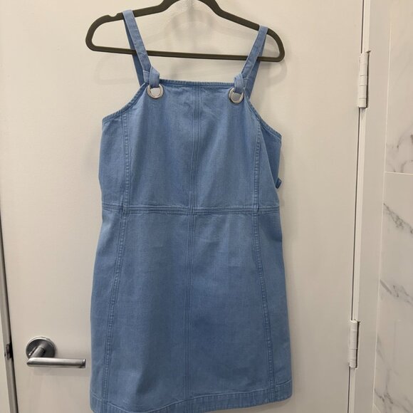 Rag & Bone Denim Dress with Adjustable Strap Length Size 10 - Picture 4 of 6
